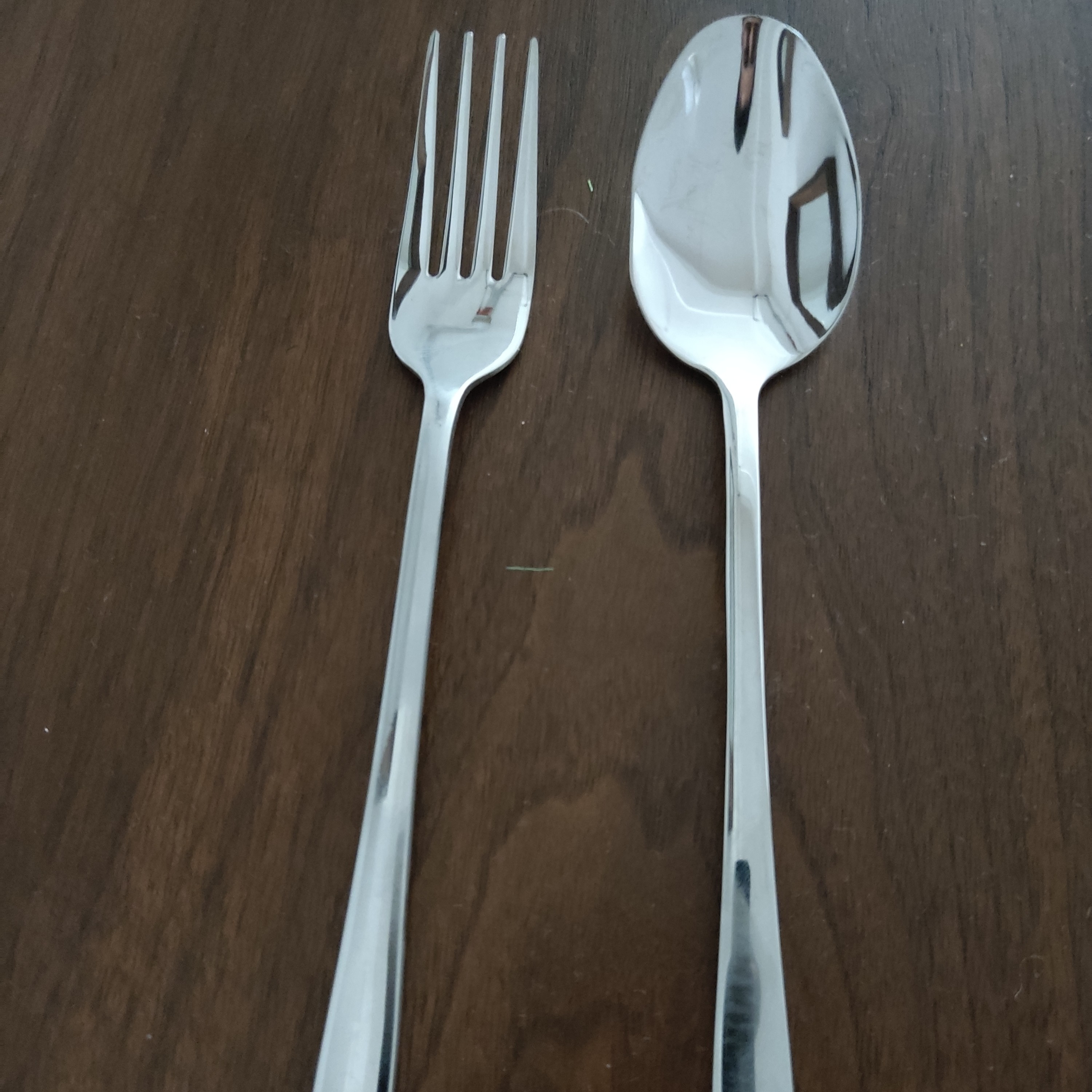قاشق و چنگال استیل یونیک طرح دونا آهن ربا نگیر