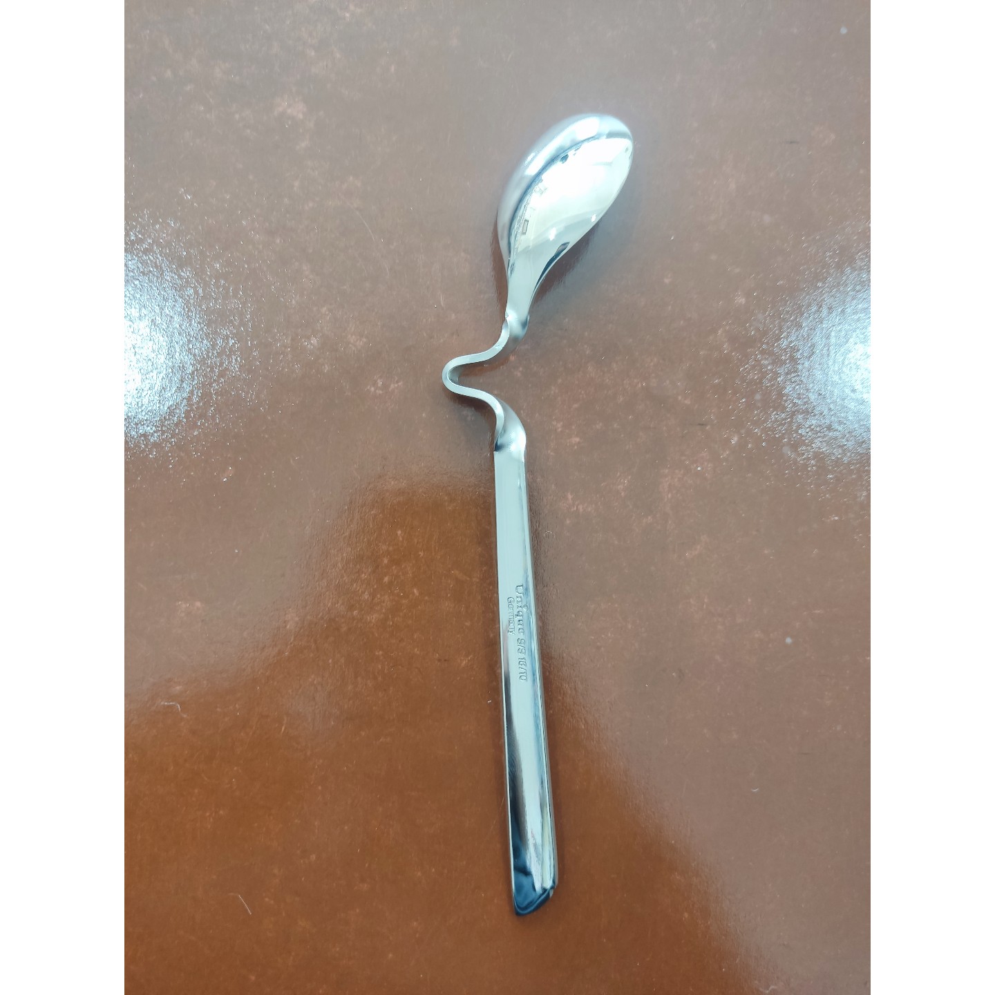 قاشق عسل استیل طرح ناخنی