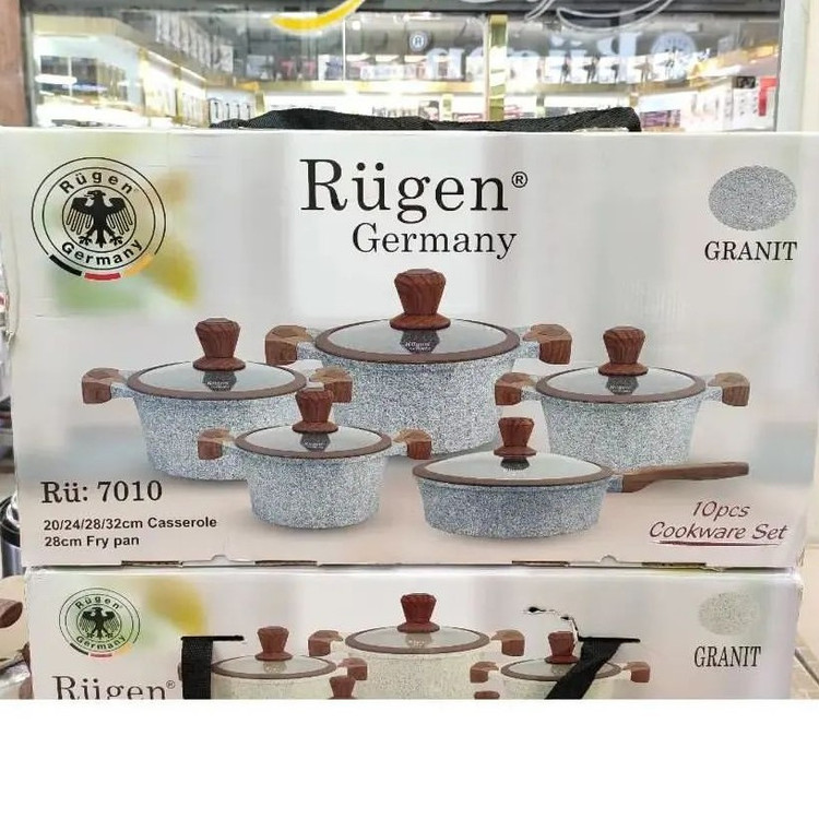 سرویس قابلمه روگن 10 پارچه گرانیتی آلمان