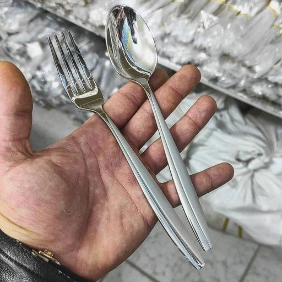 قاشق و چنگال یونیک طرح ماینز