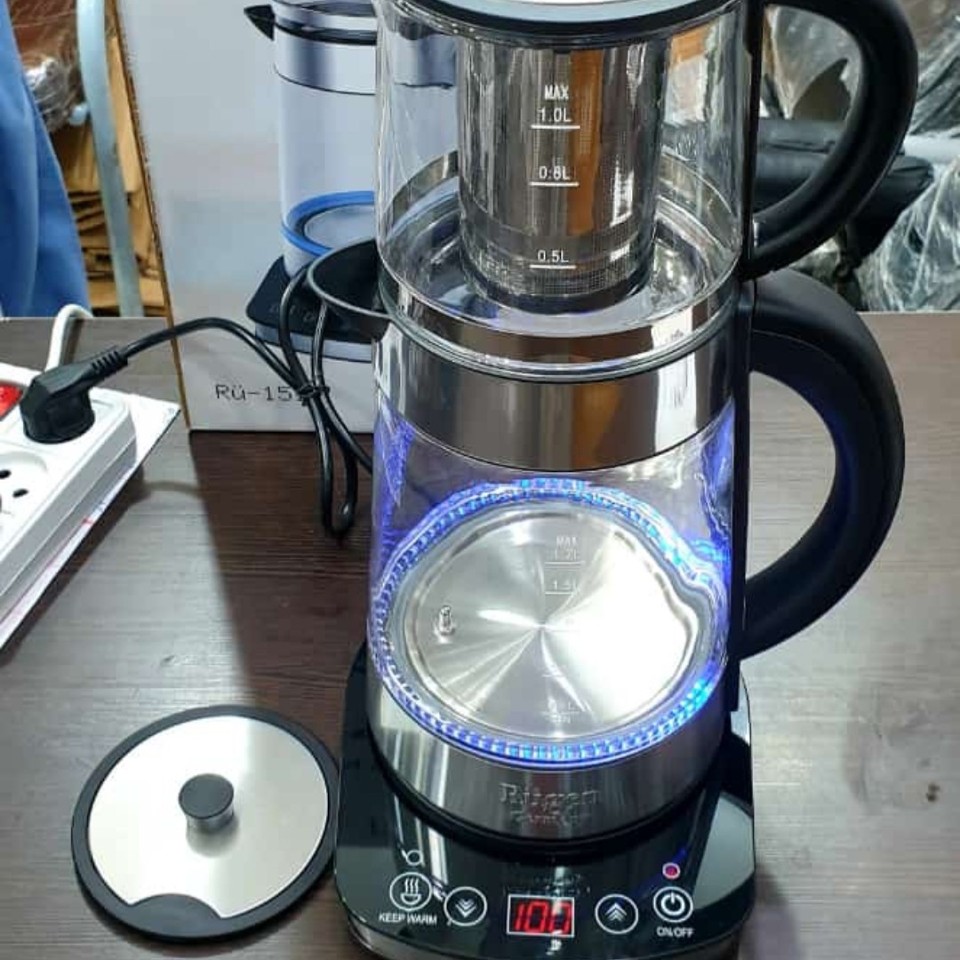 چای ساز روهمی شیشه ای روگن