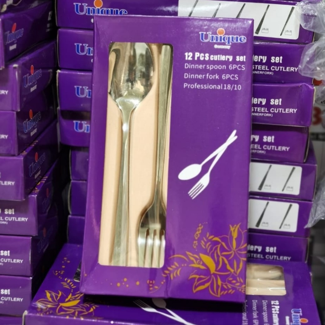 قاشق و چنگال جعبه ای یونیک در طرح های مختلف